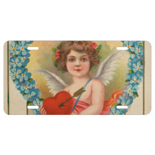Vintage Valentine, Stecher Litho Company, ca. 1910 License Plate