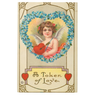 Vintage Valentine, Stecher Litho Company, ca. 1910 Metal Print