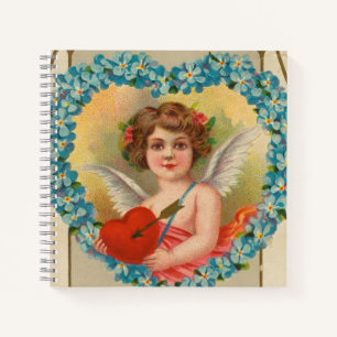 Vintage Valentine, Stecher Litho Company, ca. 1910 Notebook