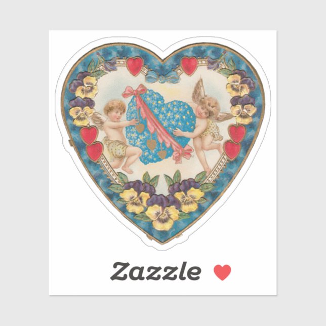 Vintage Valentine  Sticker (Sheet)