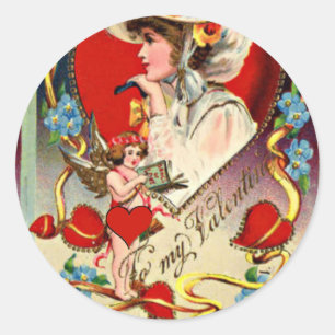 Vintage Valentine Sticker