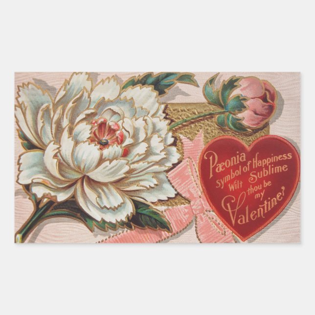 Vintage Valentine stickers (Front)