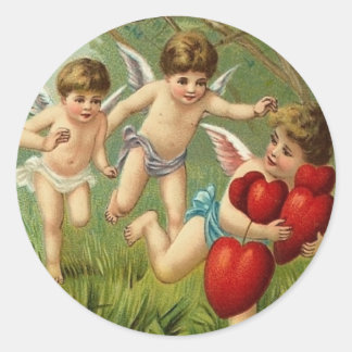 Vintage Valentine Stickers