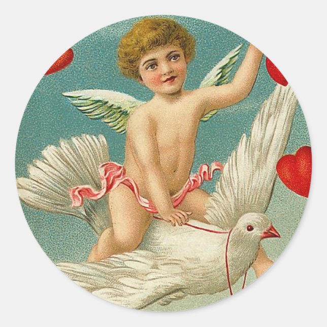 Vintage Valentine Stickers (Front)