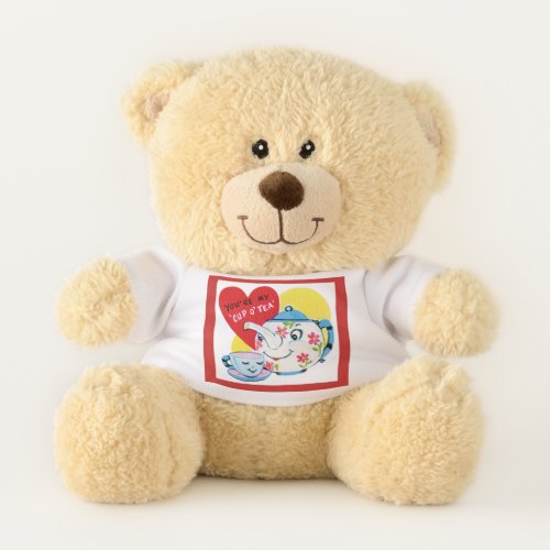 Vintage Valentine Teddy Bear
