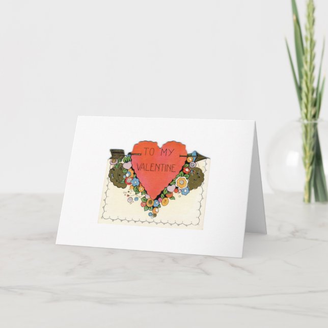 vintage Valentine's Day card (Front)