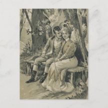 Vintage Valentines day card