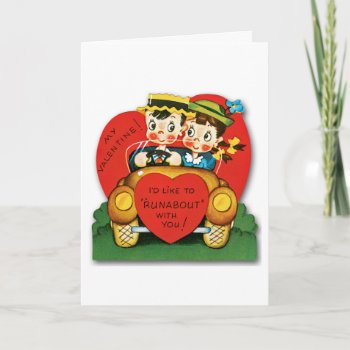 Vintage Valentine's Day Card by TheGiftsGaloreShoppe at Zazzle