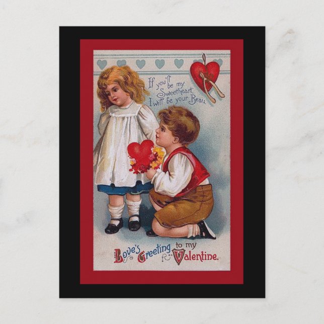 Vintage Valentine's Day Card (Front)