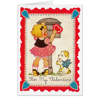 Vintage Valentine's Day Card