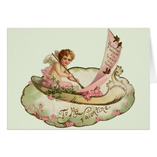 VINTAGE VALENTINE'S DAY CARD (Front Horizontal)