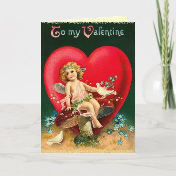 Vintage Valentine's Day Card by golden_oldies at Zazzle