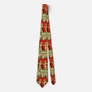Vintage Valentine's Day, Cherubs Make a Wish Neck Tie