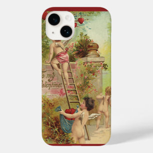 Vintage Valentines Inspired Aesthetic iPhone Case for Sale by  vanillaspritzer