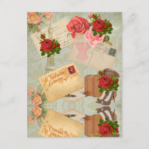 Vintage Valentine's Day Holiday Postcard