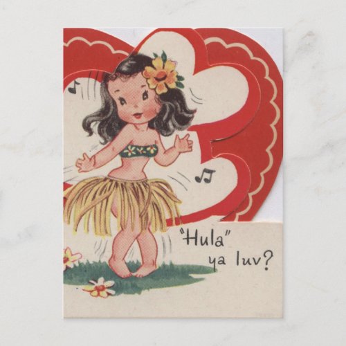 Vintage  Valentines day _ Holiday Postcard