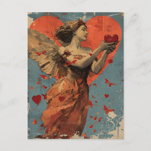 Vintage Valentine's Day  Postcard (Front)