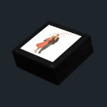 Vintage Valentine's Day, Romantic Floating Hearts Jewelry Box<br><div class="desc">Vintage illustration love and romance Valentine's Day image with a young happy newlywed couple walking with their arms around each other and with hearts floating around.</div>
