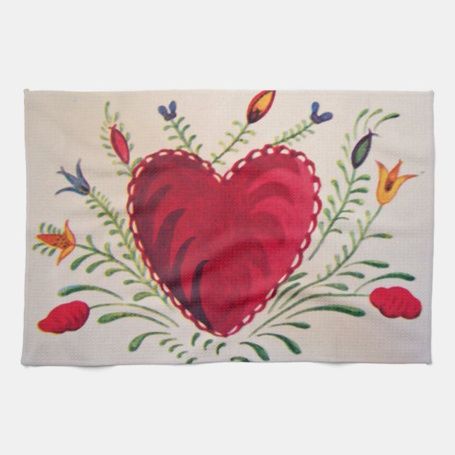 Vintage : Valentine's day - Towel (Horizontal)