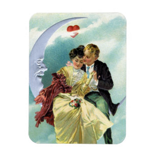 Vintage Valentine's Day Victorian Love and Romance Magnet