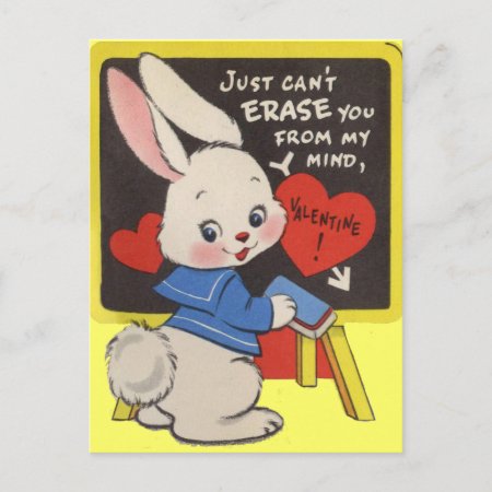 Vintage Valentine's For Kids Holiday Postcard