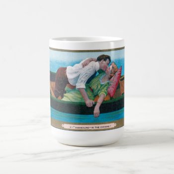 Vintage Valentine's In A Canoe Coffee Mug by ebhaynes at Zazzle