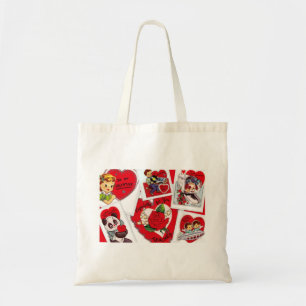Vintage Valentines Tote for Teacher