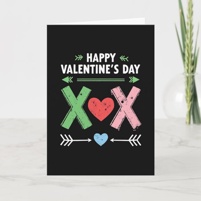 Vintage Valentines Xoxo Card (Front)