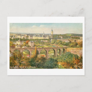 Vintage Vallee de la Petrusse, Luxembourg Postcard