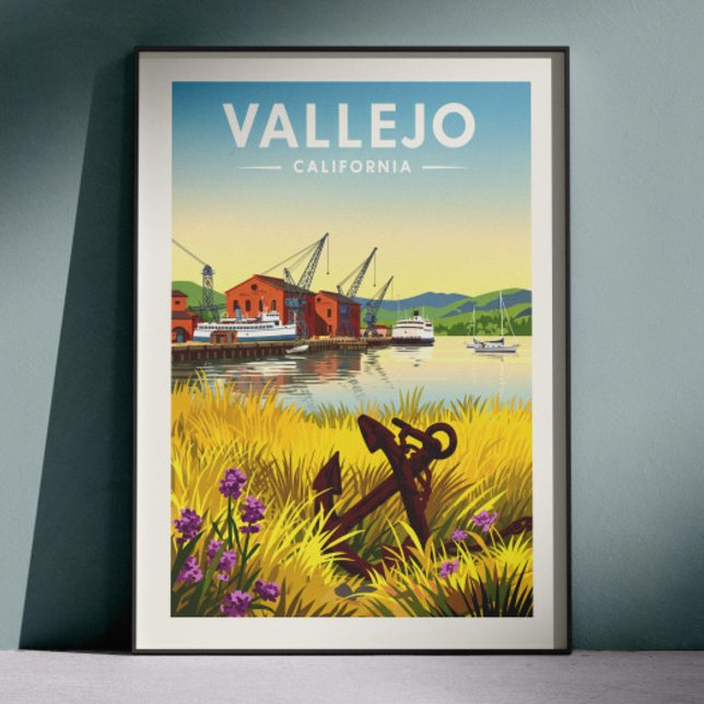 Vintage Vallejo California Poster (Creator Uploaded)