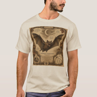 Vintage Vampire Bat Anatomy T-Shirt