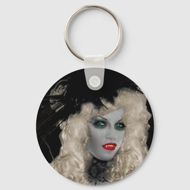 Vintage Vampire Key Chain (Front)