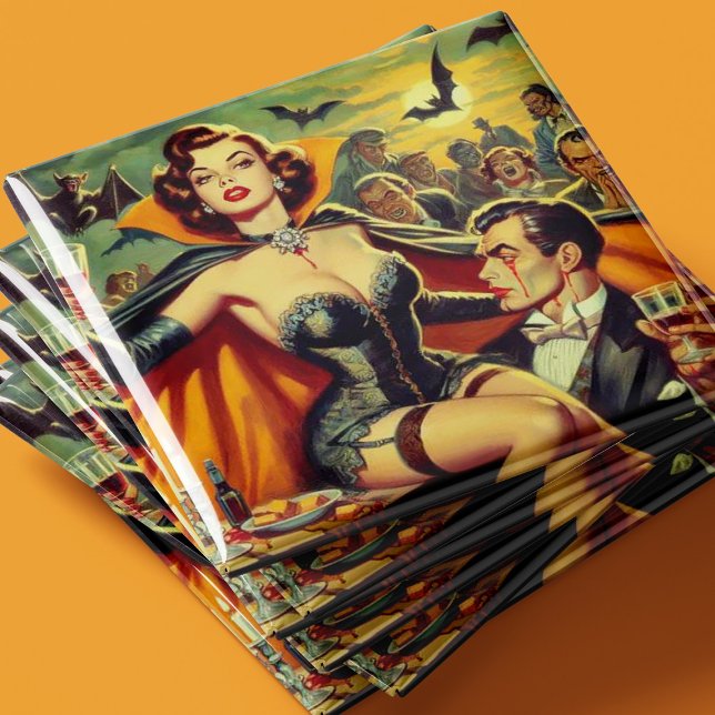 Vintage Vampire Woman Magnet (Creator Uploaded)