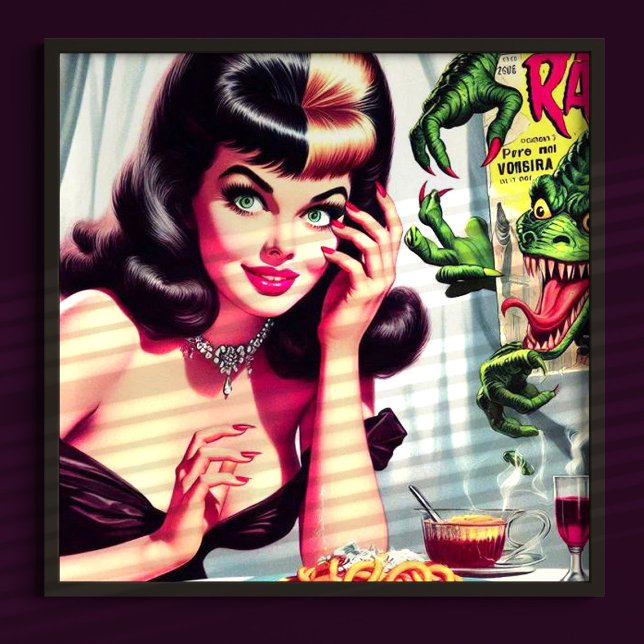 Vintage Vampire Woman Poster (Creator Uploaded)