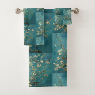 Vintage Van Gogh Almond Blossom Bath Towel Set