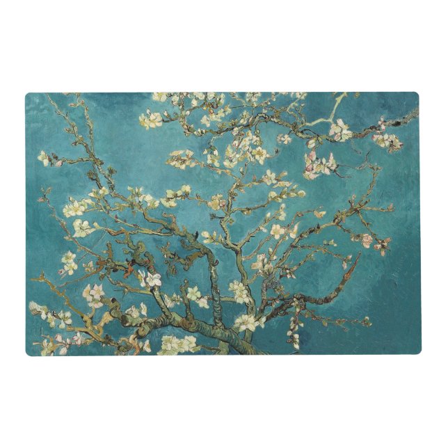Vintage Van Gogh Almond Blossom Placemat (Front)