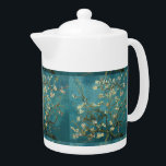Vintage Van Gogh Almond Blossom Teapot<br><div class="desc">Incorporated in the design on this product is an appealing print of "Almond Blossom" an oil on canvas painting created in 1890 by Vincent van Gogh. Vincent van Gogh (1853 – 1890) was a Dutch Post-Impressionist painter who in just over a decade created approximately 2, 100 paintings including about 860...</div>