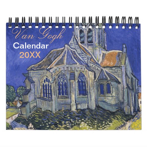 Vintage Van Gogh Art Calendar