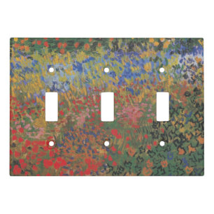 Vintage Van Gogh Flower Garden  Light Switch Cover