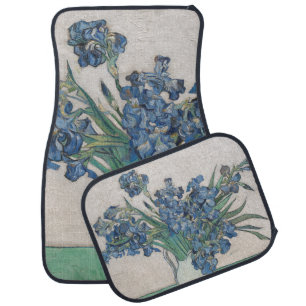 Vintage Van Gogh Irises Car Floor Mat