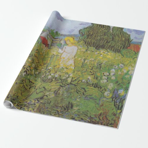 Vintage Van Gogh Marguerite Gachet in the Garden W Wrapping Paper