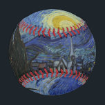 Vintage Van Gogh Starry Night Baseball<br><div class="desc">Vintage Van Gogh Starry Night Style: Baseball Kids learn the importance of teamwork and perseverance when they participate in sports. Let yours cherish and remember these life-long lessons with a fully customizable baseball.</div>