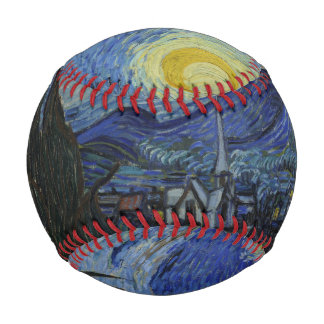 Vintage Van Gogh Starry Night Baseball