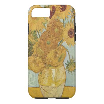 Vintage Van Gogh Sunflowers Iphone 8/7 Case by clonecire at Zazzle