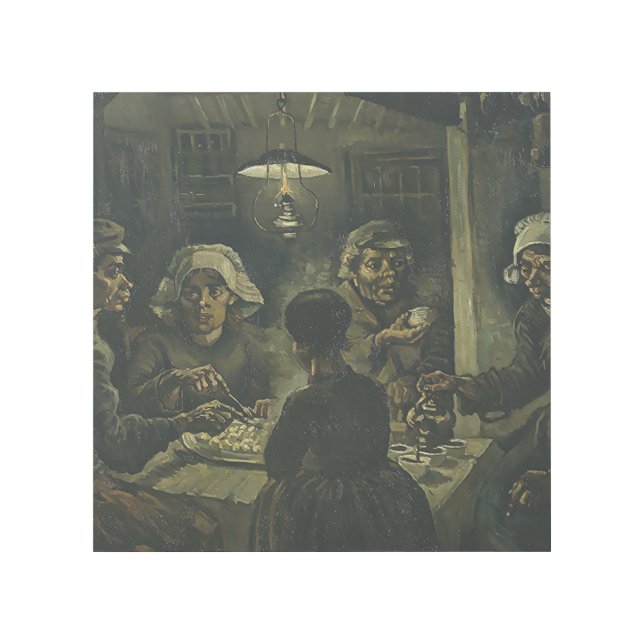 Vintage Van Gogh The Potato Eaters    Gallery Wrap (Front)