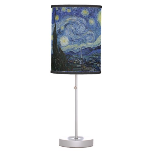 Vintage Van Gogh The Starry Night Table Lamp