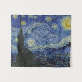Vintage Van Gogh The Starry Night Tapestry
