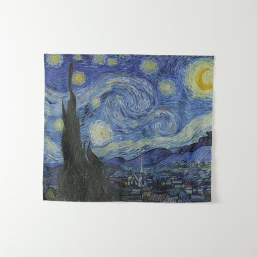 Vintage Van Gogh The Starry Night Tapestry