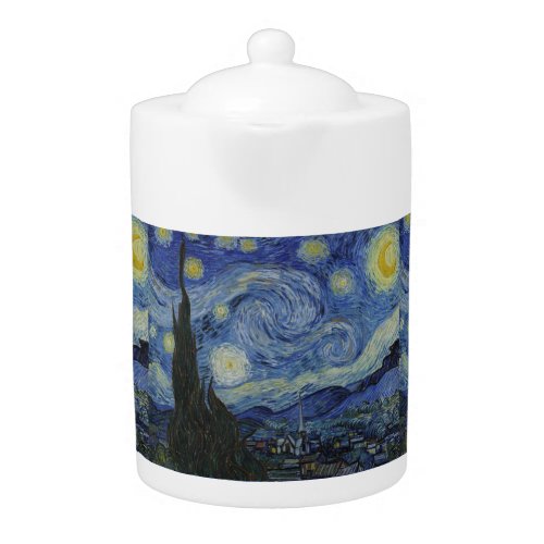 Vintage Van Gogh The Starry Night Teapot