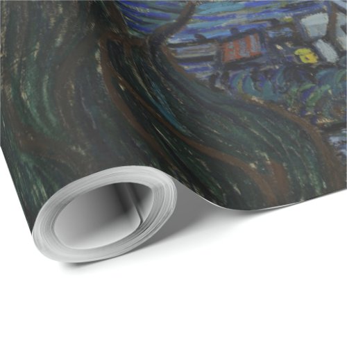 Vintage Van Gogh The Starry Night Wrapping Paper